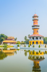 Canvas Print - Tower in bang pa-in palace