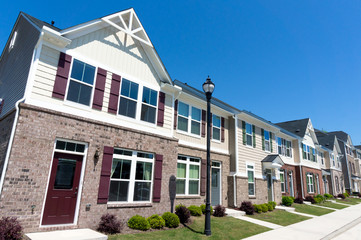 Wall Mural - Row of town homes