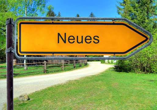 Strassenschild 3 - Neues