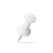 © pixindy - close up of a pushpin on white background