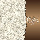 Coffee Hand-Drawn Vector Illustration.