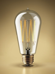 Wall Mural - Vintage Light bulb