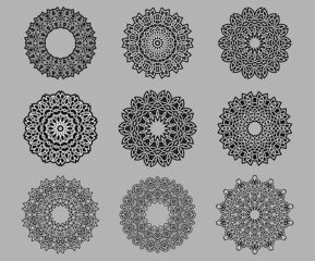 Wall Mural - circular ornate celtic ornaments