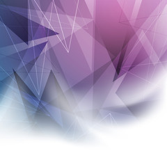 Wall Mural - Abstract crystal structure shiny background