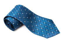 Blue Checkered Necktie