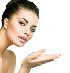 Wall Mural - young woman with clean fresh skin
