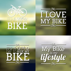 Wall Mural - Bike design