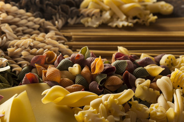 Assorted Homemade Dry Italian Pasta