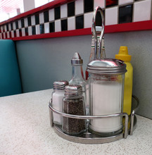 Condiments At The Diner