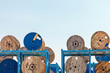 © Martin Bergsma - Storage of wooden cable spools