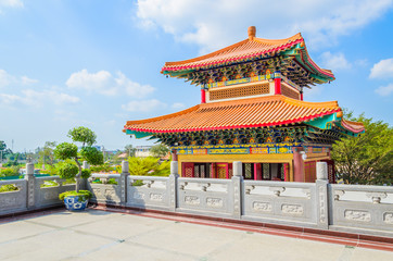 Wall Mural - Chinese temple in Thailand