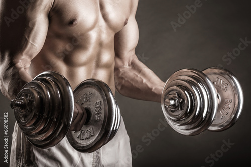 Fototapeta do kuchni Lifting weights