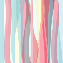 Seamless Colorful Striped Wave Background