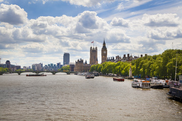 Poster - Big Ben and houses of Parliament London