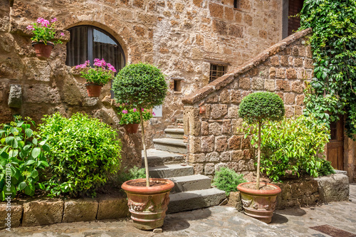 Stone entrance to the ancie...