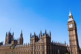 Fototapeta Big Ben - Big Ben und Houses of Parliament