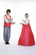 © wizdata - Couple in Korean Dress