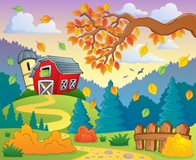 Autumn Farm Landscape 2