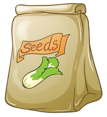 Poster - A pack of vegetable seeds