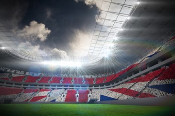 Poster - Composite image of digitally generated uk national flag