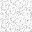 © dule964 - doodle seamless pattern with hand painted hearts