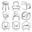 sketch chair set