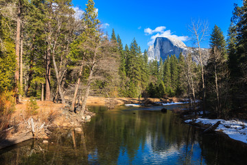  Half Dome Reflection in Yosemite