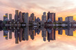 Boston downtown skyline panorama