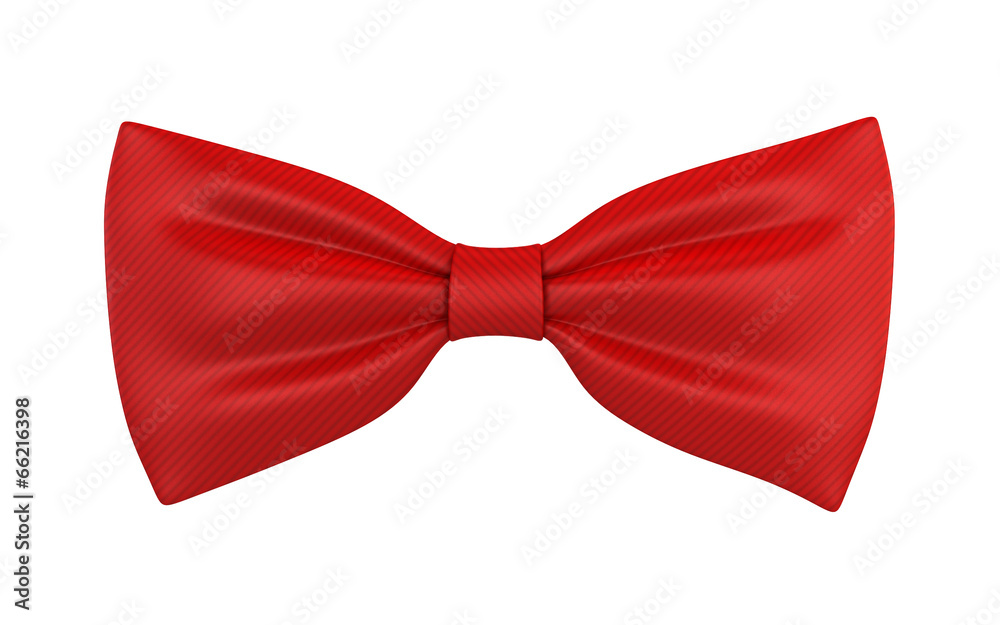 Red bow tie - obrazy, fototapety, plakaty 