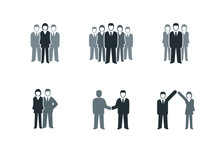 Business People Icon Set