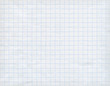 Blue graph paper on white background.