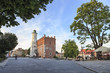 Market square andTown Hall in Sandomierz, Poland