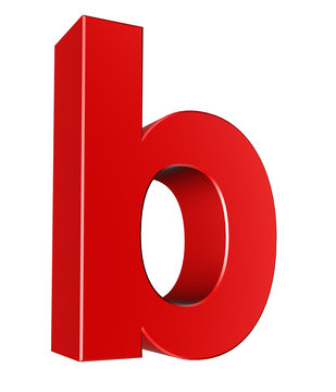 3d letter collection - Small cases - b