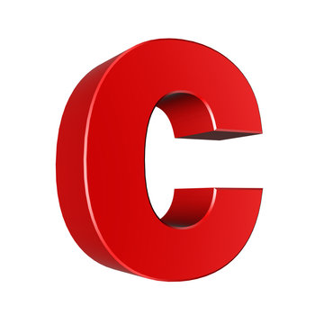 3d letter collection - Small cases - c