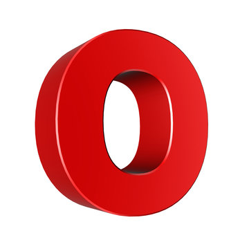 3d letter collection - Small cases - o
