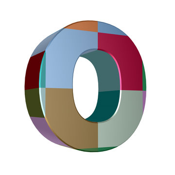 3d letter collection - Small cases - o