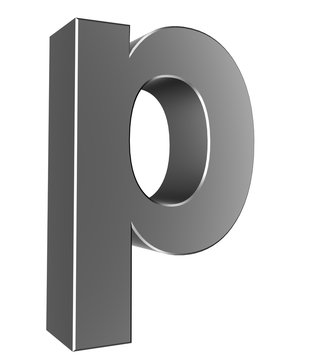 3d letter collection - Small cases - p