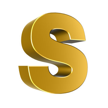 3d letter collection - Small cases - s