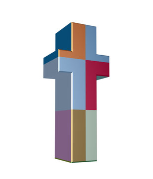3d letter collection - Small cases - t