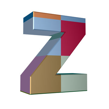 3d letter collection - Small cases - z
