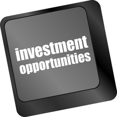 Poster - investing concepts, with a message on enter key or keyboard.