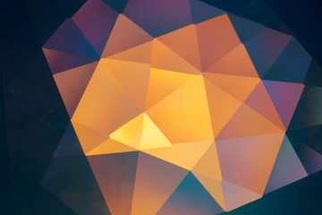 Sticker - abstract crystal refractions background