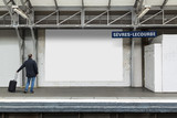 Fototapeta Boho - Panneau Publicitaire dans le Métropolitain Parisien