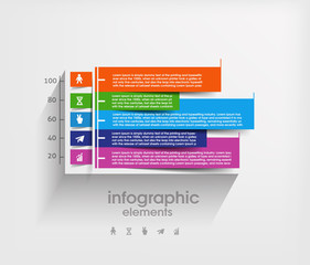 Wall Mural - Business Modern Design Infographic Vector Banner Background.