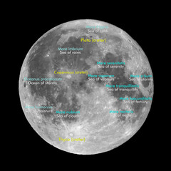 Wall Mural - Moon atlas