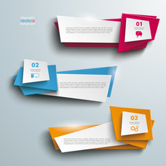 Wall Mural - Vector Banners Side 3 Options