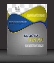 Poster - Professional business flyer template or corporate banner