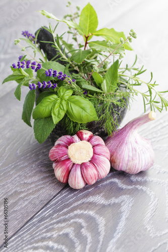 Naklejka nad blat kuchenny herbs