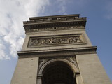 Fototapeta Paryż - Arco del Triunfo en París 