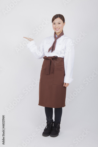 エプロンを付けた女性店員 Buy This Stock Photo And Explore Similar Images At Adobe Stock Adobe Stock